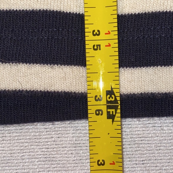 Gap women’s navy and cream striped short sleeve dress size small - Picture 4 of 7